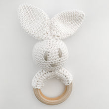 Load image into Gallery viewer, Crochet Ring Ratlle Bunny

