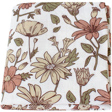 Load image into Gallery viewer, Bamboo Cotton Swaddle – Vintage Flower
