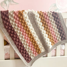Load image into Gallery viewer, Heirloom crochet rainbow blanket
