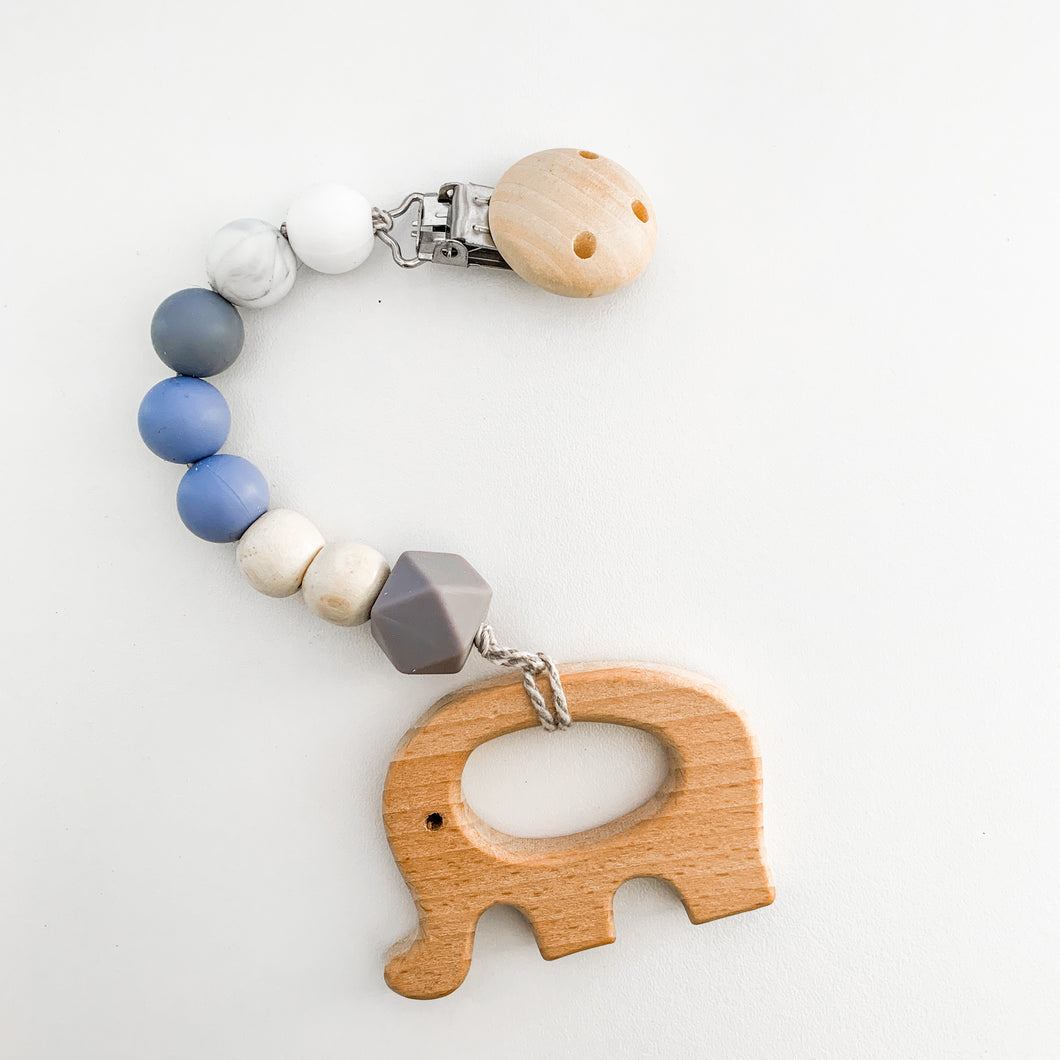 3 in 1 silicone pacifier clip / Teether