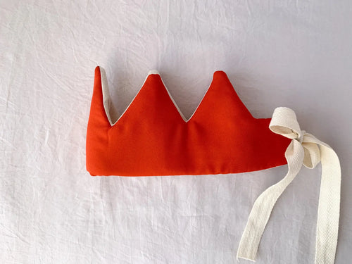 Fabric Crown- Tangerine Sunrise